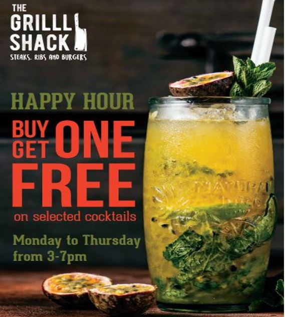 Happy Hour Offer At Grilll Shack