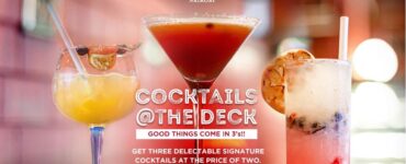 Enjoy Our Cocktails Offers at the Deck At Sarova Panafric Pool Deck Restaurant – Good Things Come in 3’s